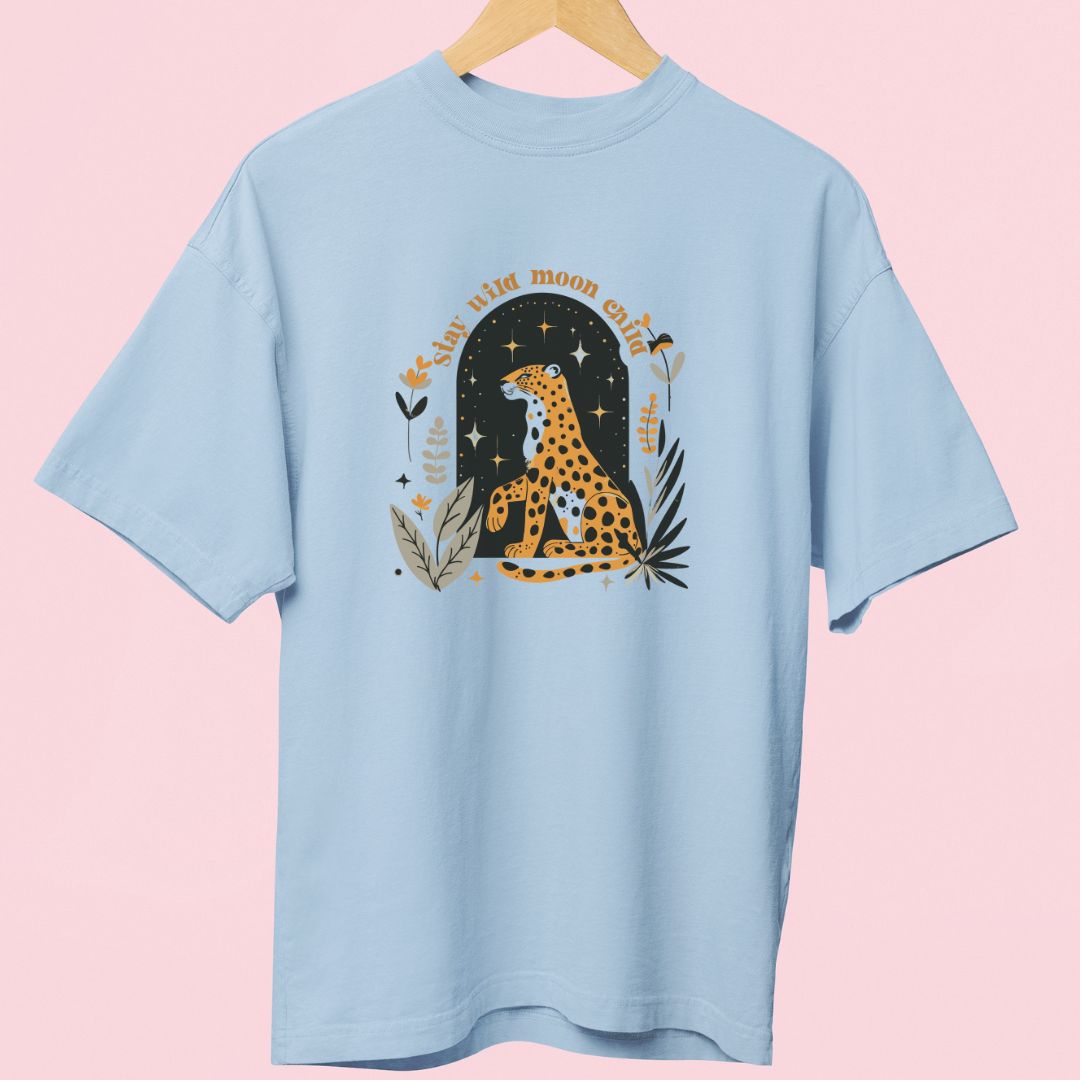 Oversized Tiger T-Shirt – Minimalist Boho Style | Trendy & Chic Gift for Women