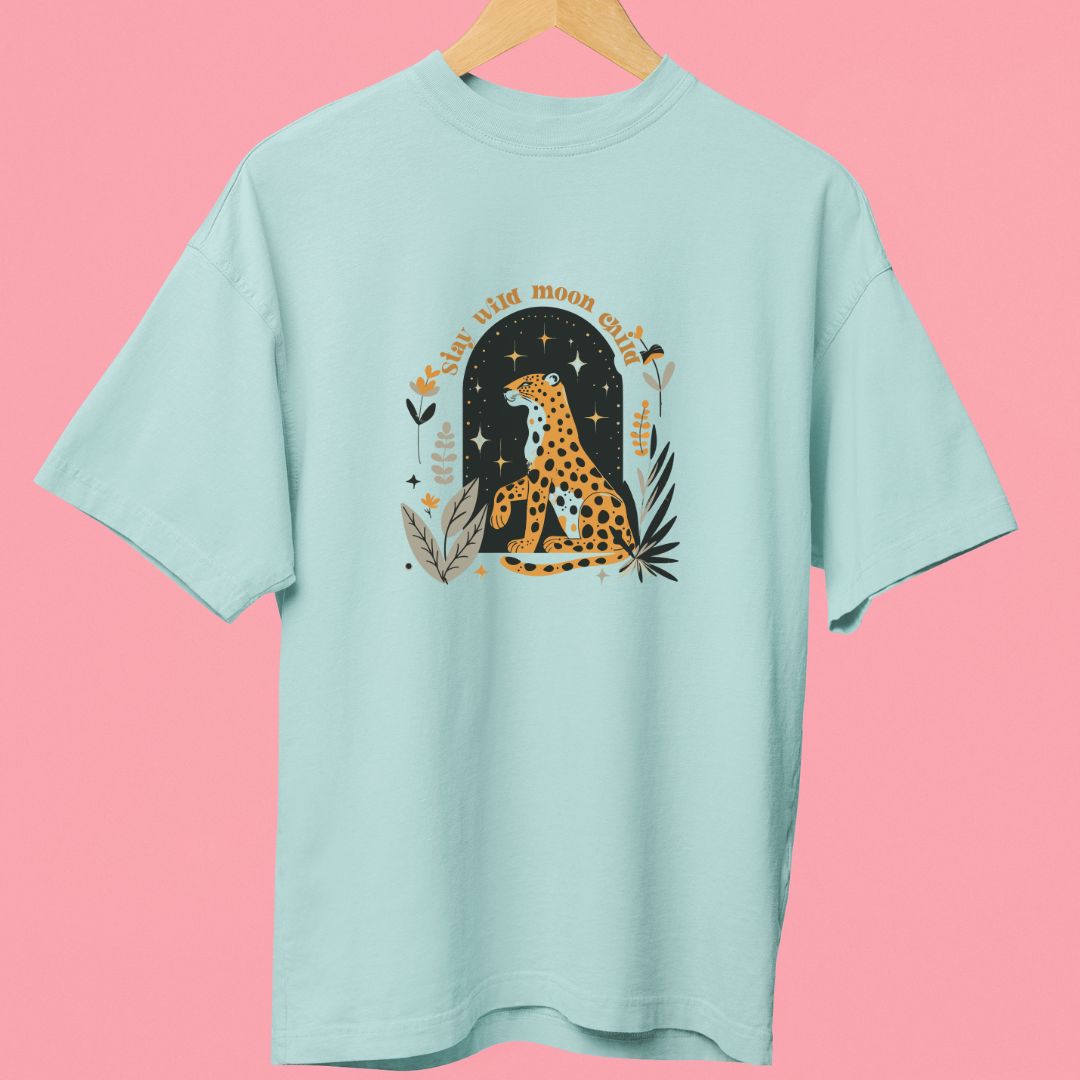 Oversized Tiger T-Shirt – Minimalist Boho Style | Trendy & Chic Gift for Women