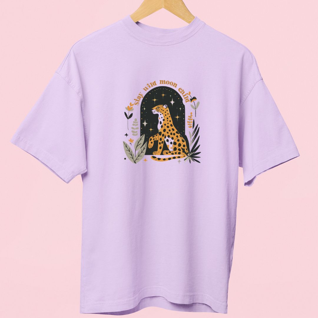 Oversized Tiger T-Shirt – Minimalist Boho Style | Trendy & Chic Gift for Women