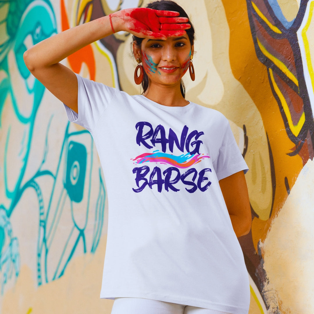 Rang Barse Holi T-shirt for Holi Festivities