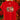 A bright red short-sleeve t-shirt hanging on a wooden hanger, featuring a festive Christmas graphic that spells 'MAMA' with a reindeer, Christmas tree, hot cocoa, and holiday decorations. The background shows a blurred Christmas tree with warm lights.