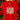 A bright red short-sleeve t-shirt hanging on a wooden hanger, featuring a festive Christmas graphic print with six postage-stamp-style panels showing a snowman, Santa's mug, stockings, a red truck, Santa, and a reindeer, set against a blurred Christmas tree background with warm lights.