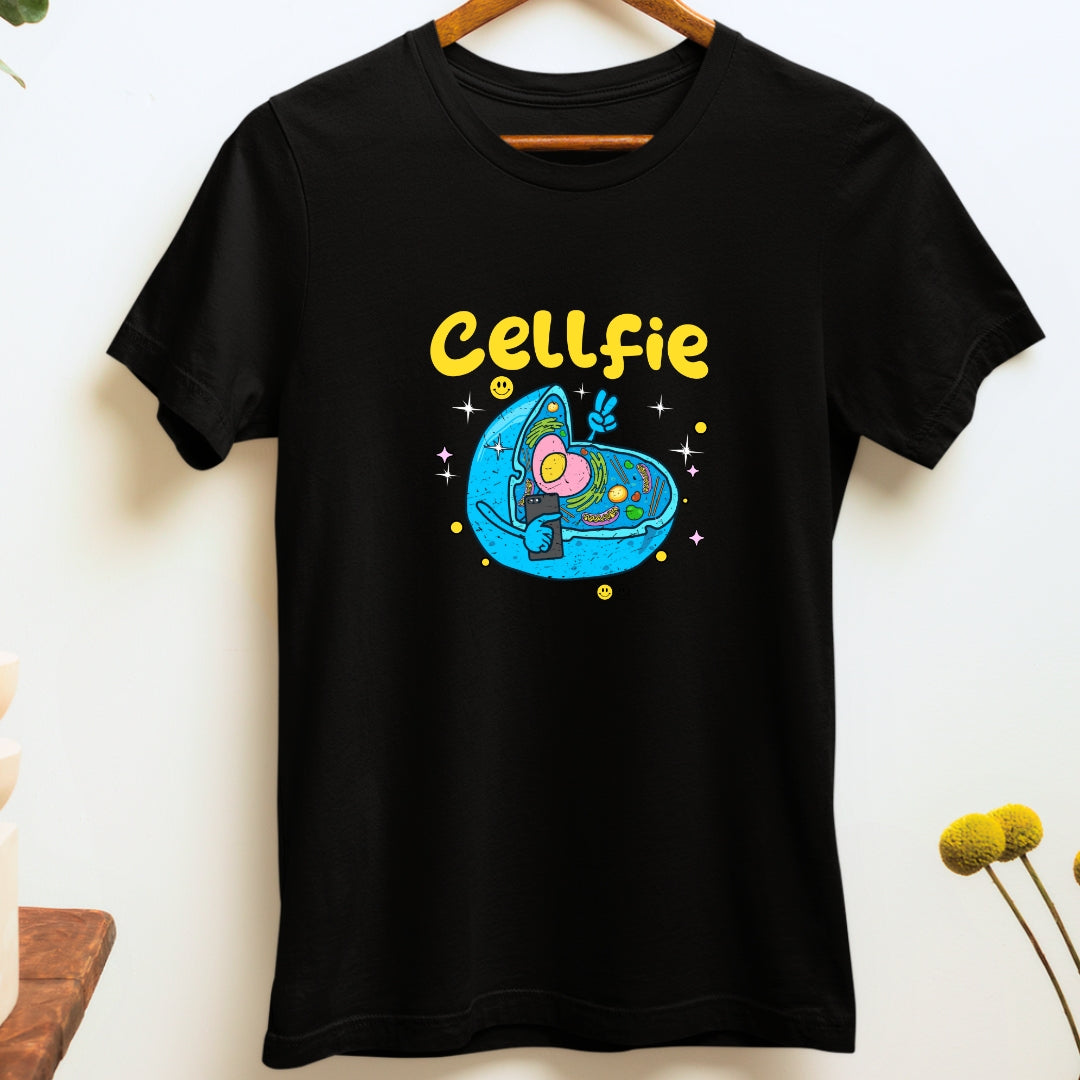 Science Funny T-shirt Cellfie