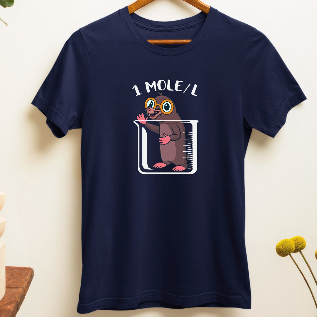 Science Funny Tshirt 1 Mole/Liter