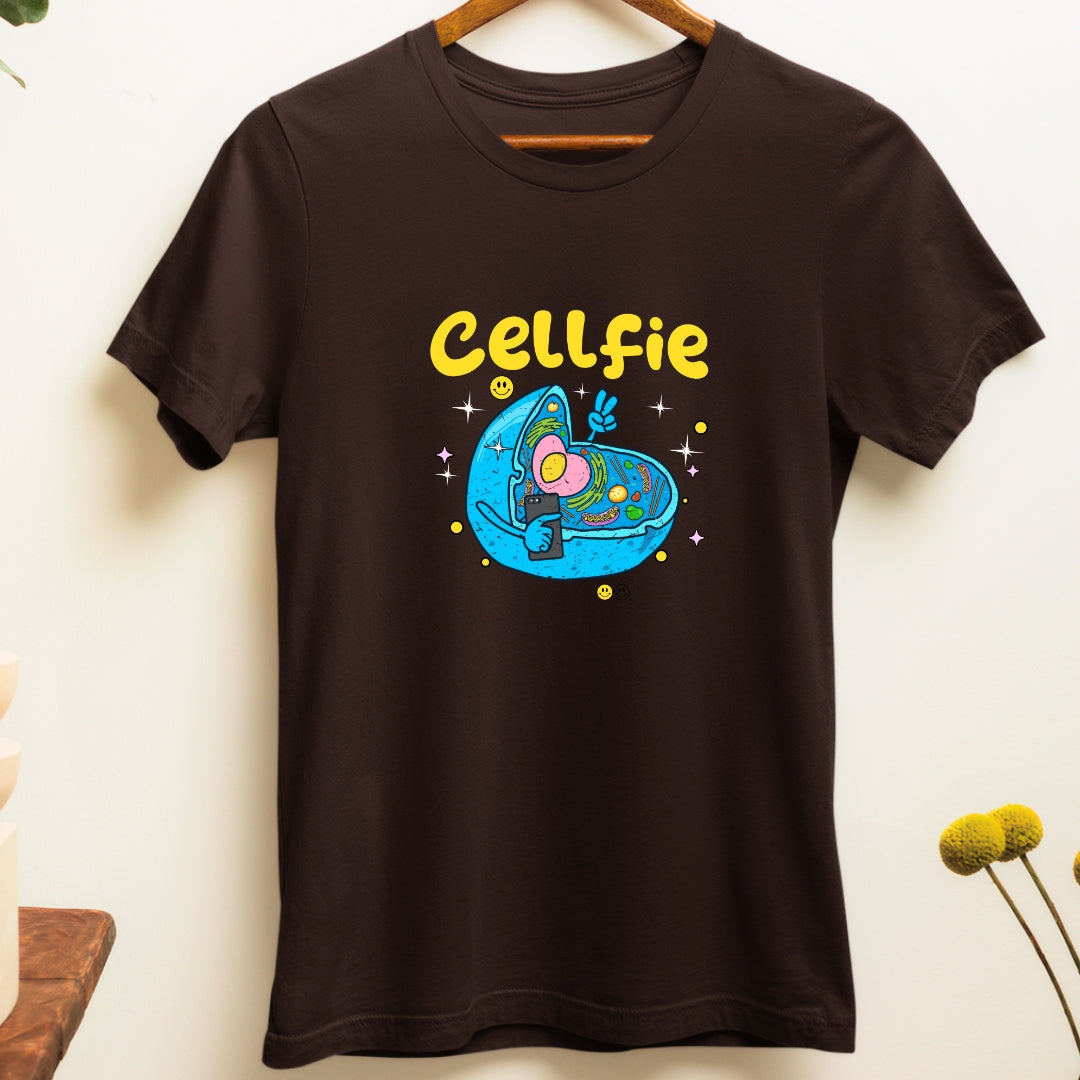 Science Funny T-shirt Cellfie