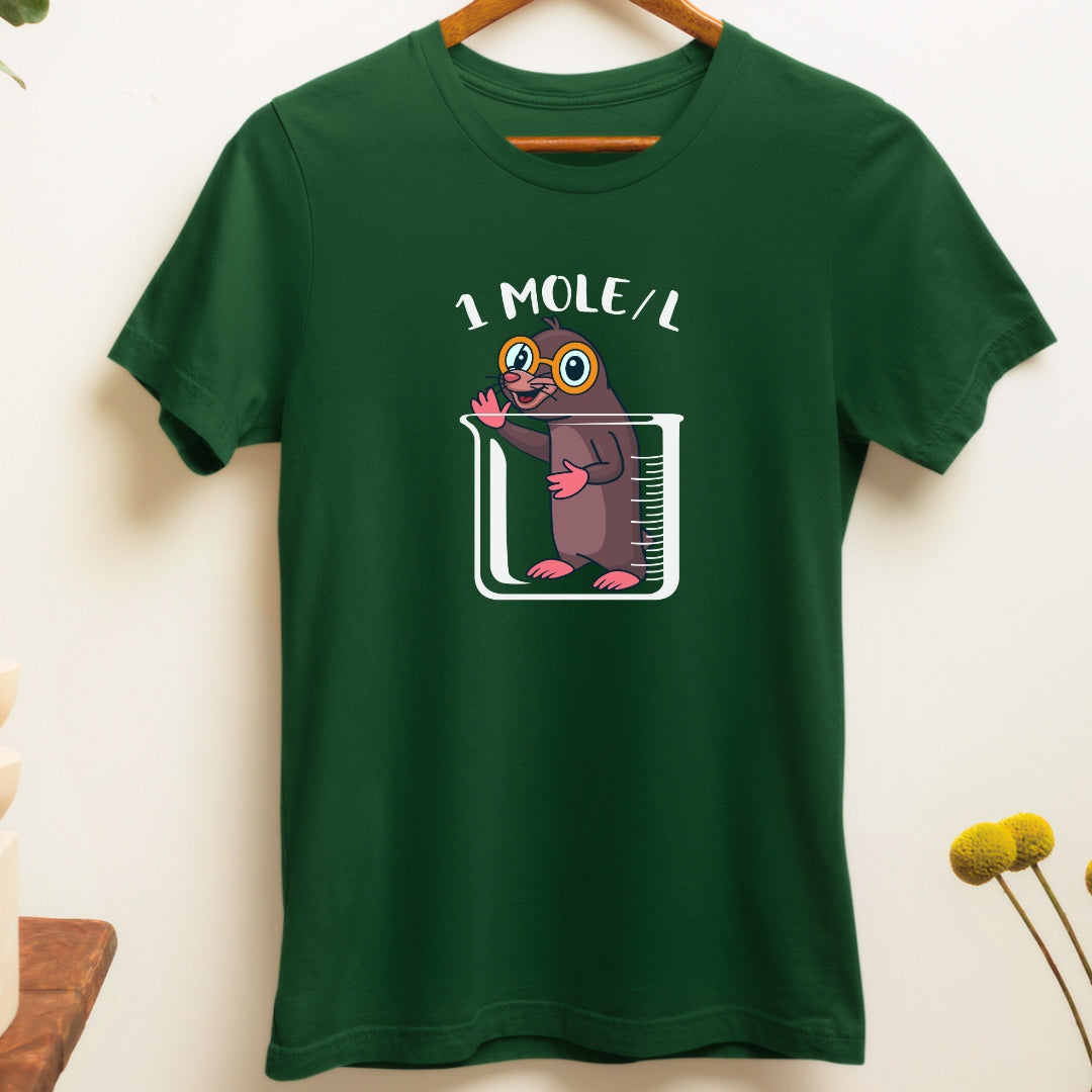 Science Funny Tshirt 1 Mole/Liter