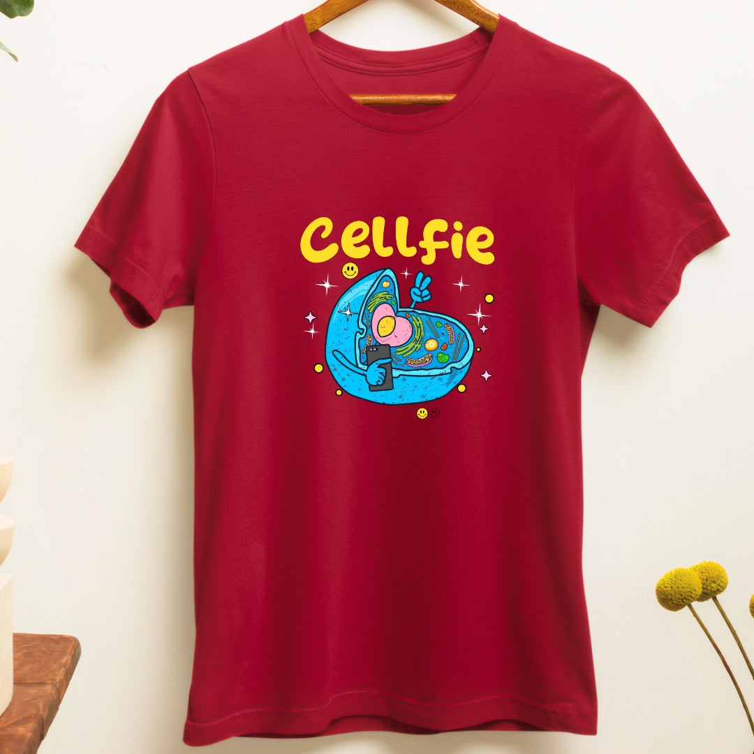 Science Funny T-shirt Cellfie