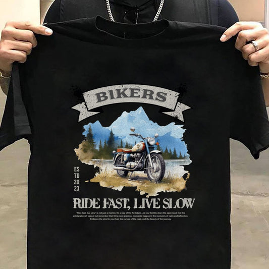 Ride Fast, Live Slow  T-Shirt 