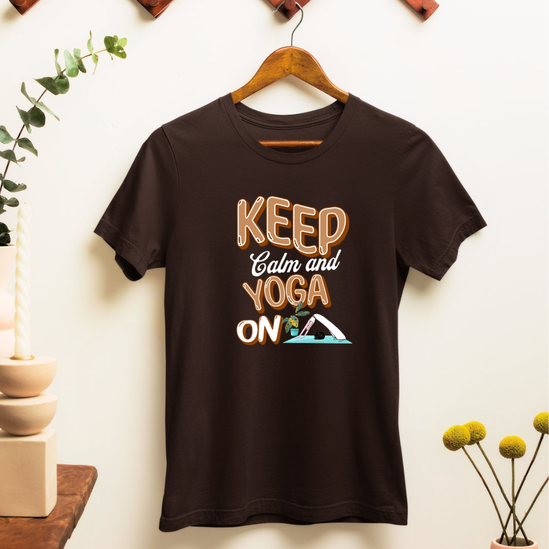 Keep Calm and Yoga on