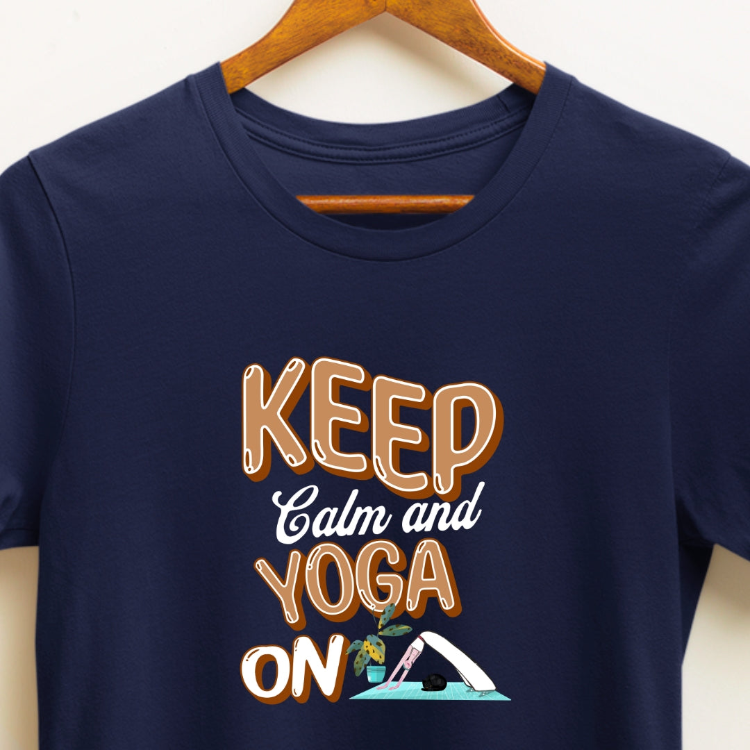 Keep Calm and Yoga on