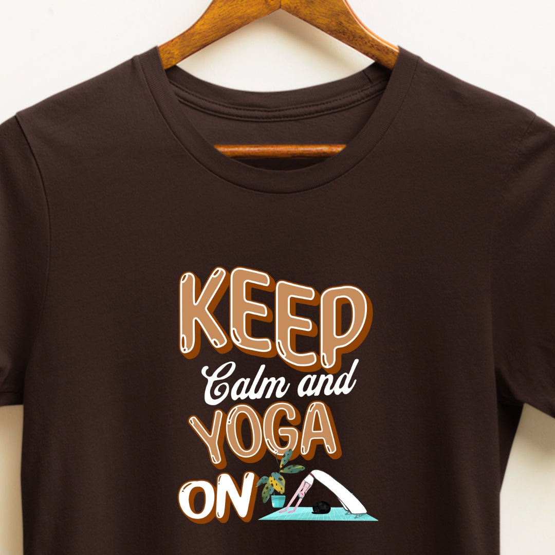 Keep Calm and Yoga on