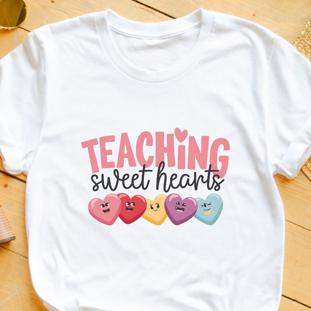 "Teaching Sweethearts" T-Shirt – Perfect Gift for Kindergarten & Primary School Teachers | Unisex Fit