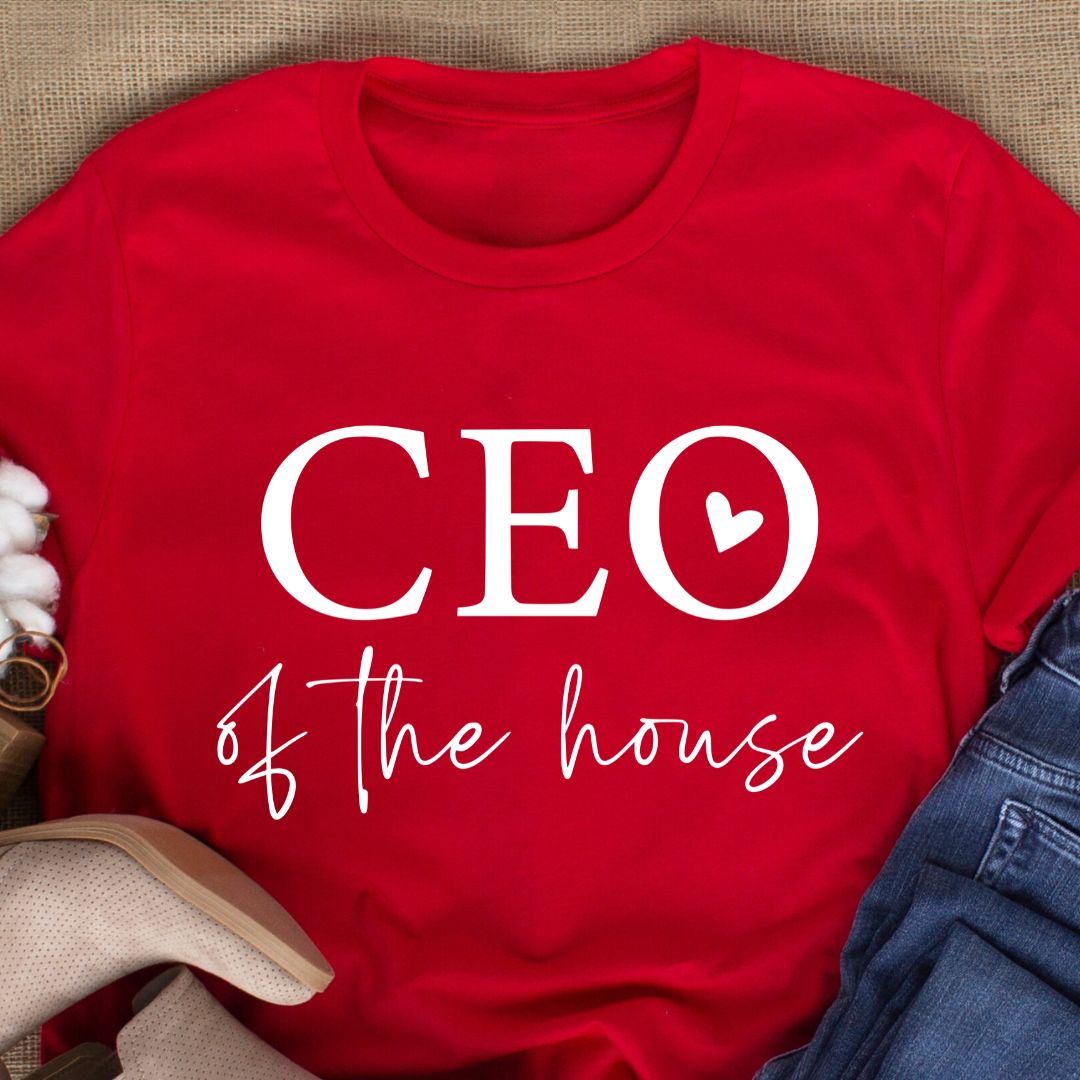 CEO of the House T-Shirt | Empowering Tee for Indian Moms and Housewives