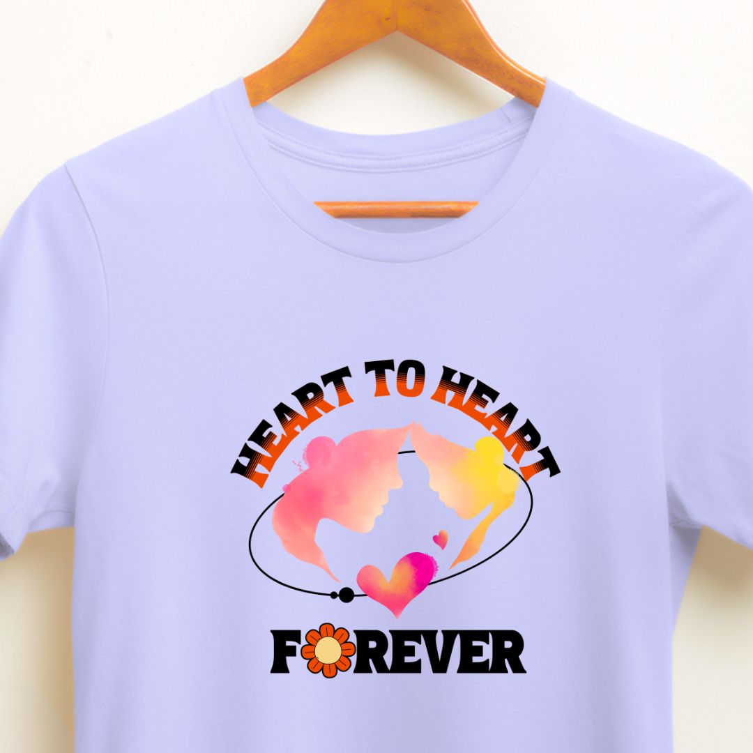 Mother's Heart to Heart Forever T-shirt | Shop Now