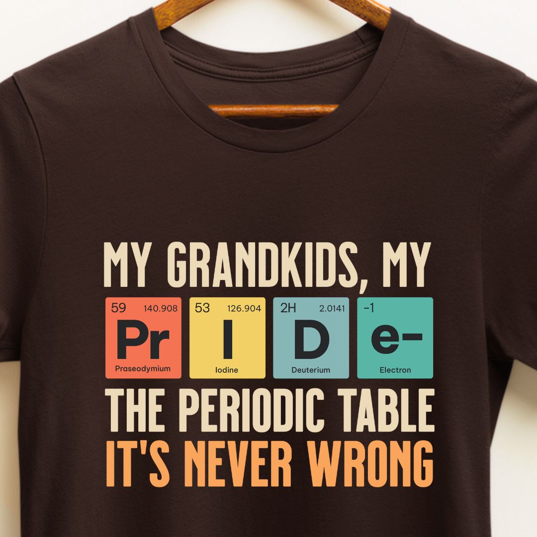 My Grandkids My Pride T-Shirt | Fun & Unique Design for Grandparents