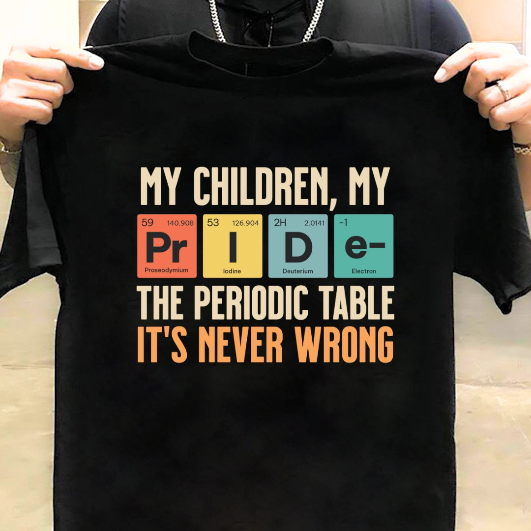 My Children My Pride T-shirt for Parents