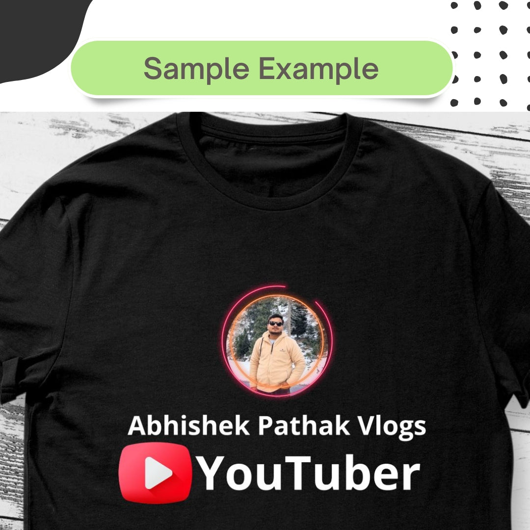 YouTube Custom Logo T-shirt