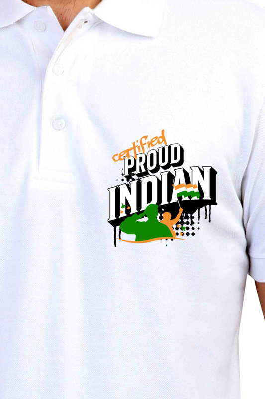 Certified Proud Indian Polo T-shirt