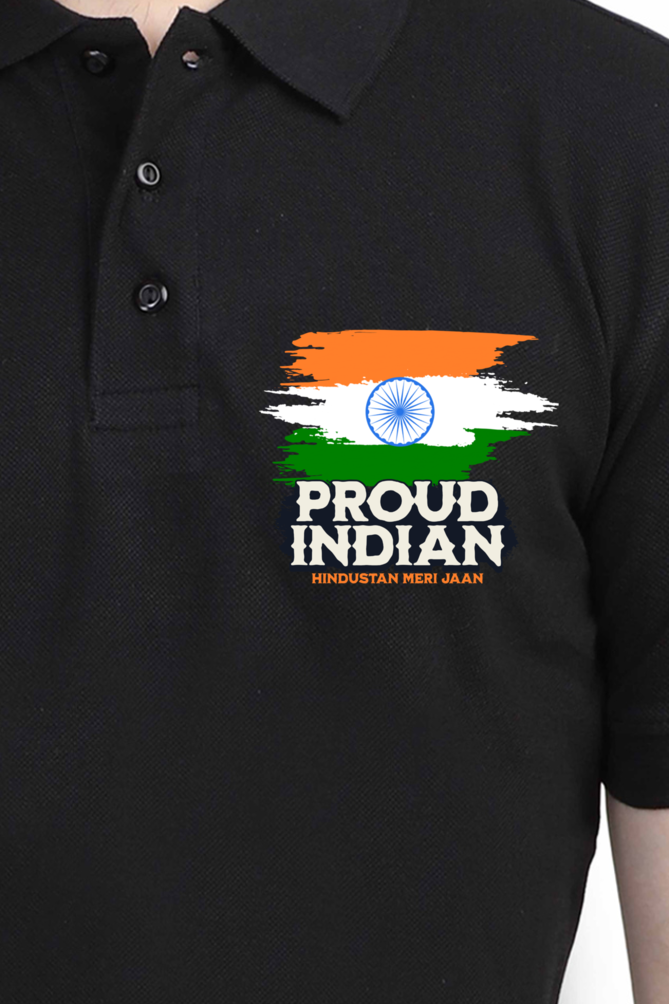 Proud Indian Hindustan Meri Jaan Polo T-shirt